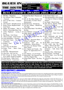 February 2015 - Blues in the South