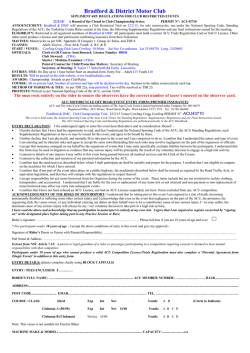 BD22/2 C2C - Bradford Trials