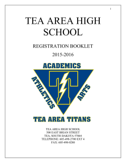 tea area high school course offerings