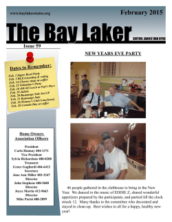 February 2015 - Baylakeestates.org