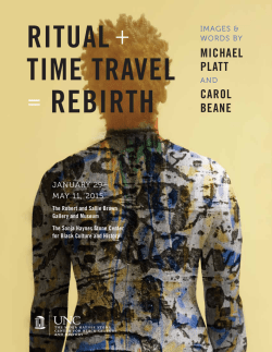 Art Exhibition Brochure - The Sonja Haynes Stone Center for Black