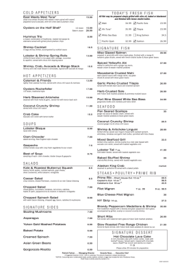 Dinner - Chart House