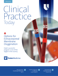 Now Available&mdash;February 2015 - Clinical Practice Today from Duke