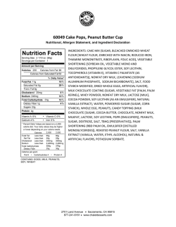 60049 Cake Pops, Peanut Butter Cup