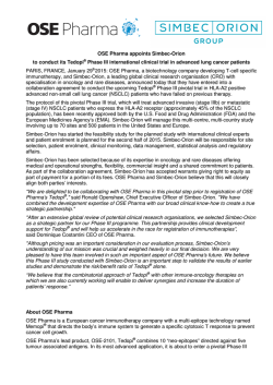 PR OSE- ORION January 2901 EV OSE final