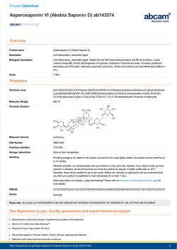 Asperosaponin VI (Akebia Saponin D)