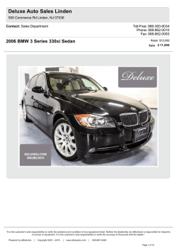 2006 BMW 3 Series 330xi Sedan