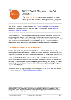 FileAct Analytics Info sheet