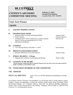 Agenda-February 5, 2015 (Click to View)