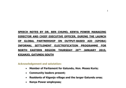 Notes - MD - GPOBA - Gatundu South - Edited