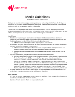 Media Guidelines