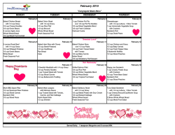 Menu - Windy Hill on the Campus