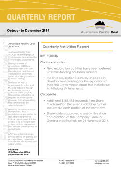 For personal use only - Australian Securities Exchange