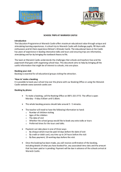 School Trips Information Pack