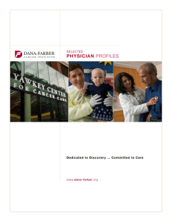 Medical Oncology - Dana-Farber Cancer Institute