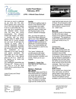 Feb 2, 2015 - Leslie Frost Public School