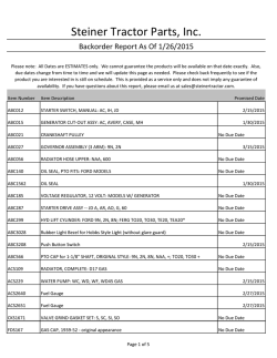 Steiner Tractor Parts, Inc.