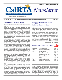 Click here for the February_2015_newsletter - CRTA