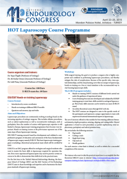 ENDOUROLOGY CONGRESS