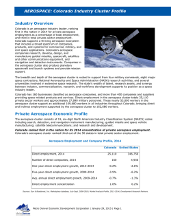 AEROSPACE - Metro Denver Economic Development Corporation