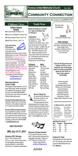 Community Connection - Florence United Methodist Church