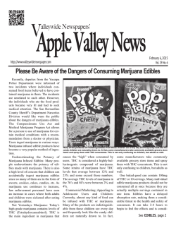APPLE VALLEY NEWS - Valleywide Newspapers