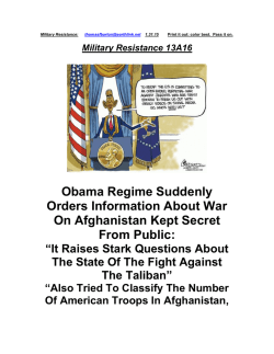 Military Resistance: - The Military Project