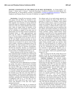 ISOTOPIC CONSTRAINTS ON THE ORIGIN OF IIE IRON