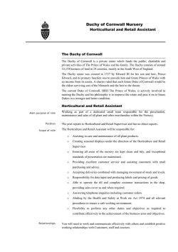View - The Duchy of Cornwall