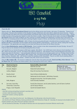 IBC CareNet Newsletter