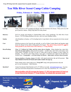 Ten Mile River Scout Camp Cabin Camping