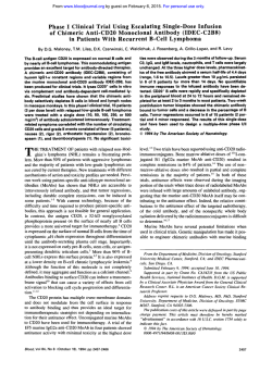 Phase I Clinical Trial Using Escalating Single-Dose