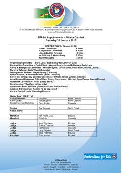 Official Appointments Ohana 2015