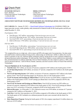 Read the Full Press Release (includes financial tables)