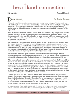 February 2015 - Heartland Community Church