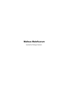 Malleus Maleficarum