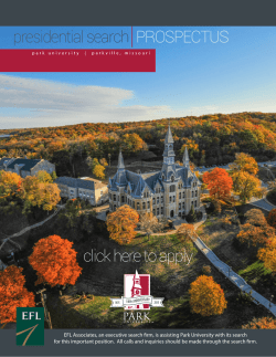 Download the Presidential Search Prospectus