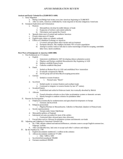 APUSH Immigration Review