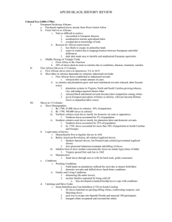 APUSH Black History Review