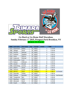 Go Hard or Go Home Half Marathon. Sunday