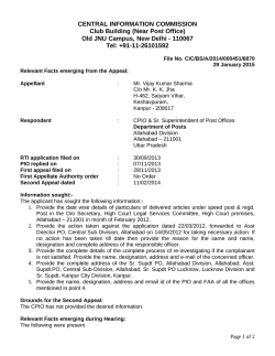 Old JNU Campus, New Delhi - 110067 Tel: +91-11