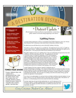 Newsletter 1-30-15