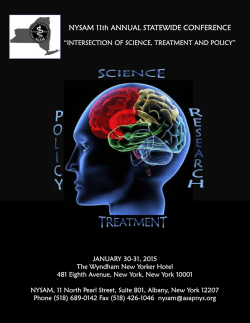 NYSAM 11th ANNUAL STATEWIDE - Nysam