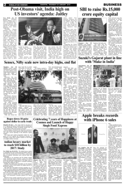 Post-Obama visit, India high on US investors