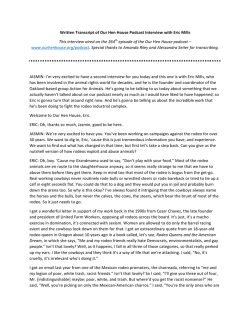 We are happy to offer a written transcript of this