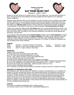 EAT YOUR HEART OUT - Studios on the Park