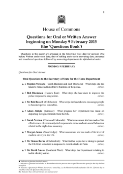 House of Commons - publications.parliament