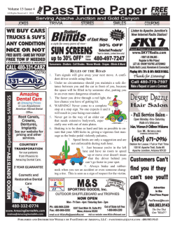 RULES OF THE ROAD 1. Turn signals will give away your next