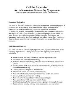 Symposium CfP - ieee globecom 2015