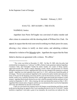 In the Supreme Court of Georgia Decided: February